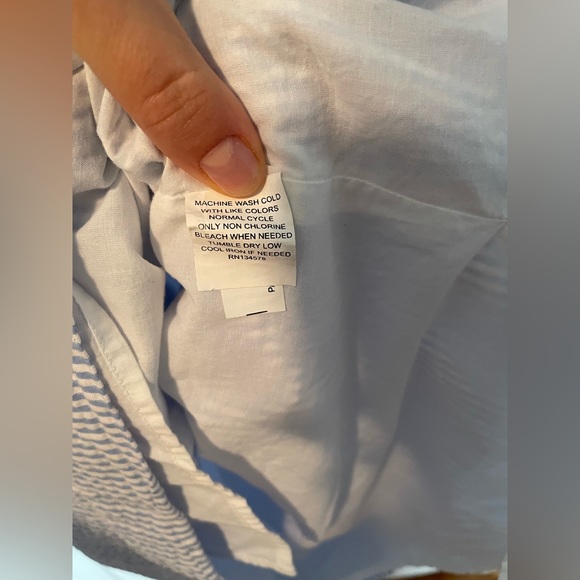 Vineyard Vines Blue and White Sleeveless Sundress - Picture 7 of 8